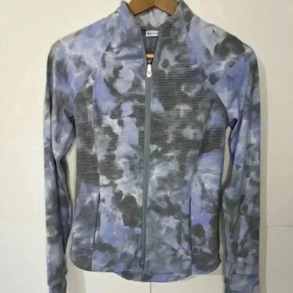 Athleta Jackets & Blazers - Athleta Women's Salutation Jacquard Jacket Merri Perri Metropolis Grey - Sz XS